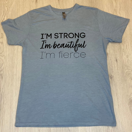 T-Shirt in Steel Quartz